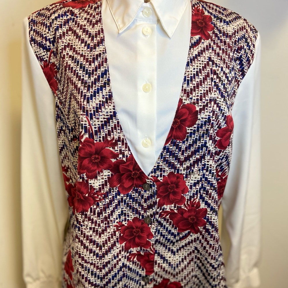 90s shirt vest